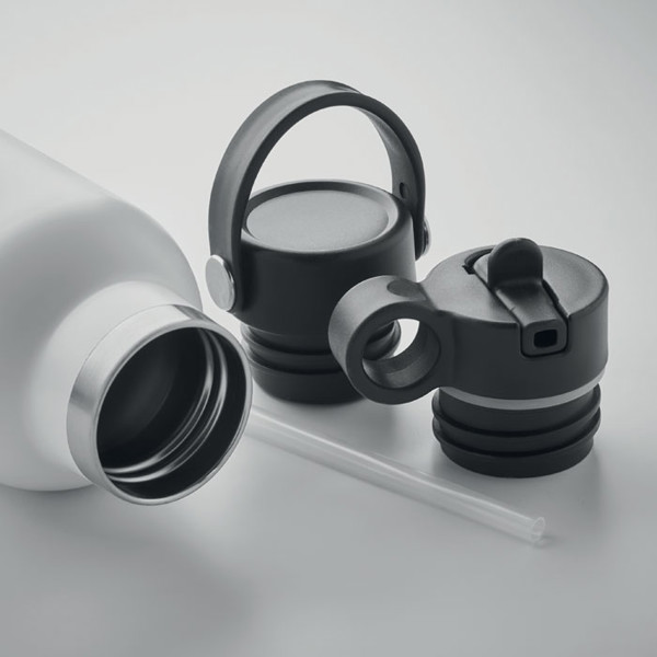 Boali insulated bottle 700 ml, recycled steel - White