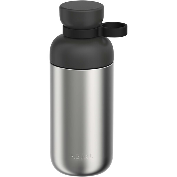 Mepal Vita 500 ml recycled stainless steel water bottle - Black