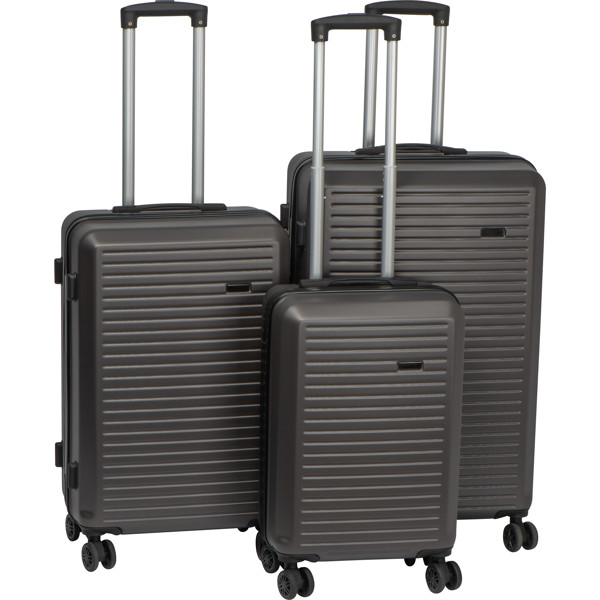 Suitcase set, 3 pieces JOSHUA - Anthracite