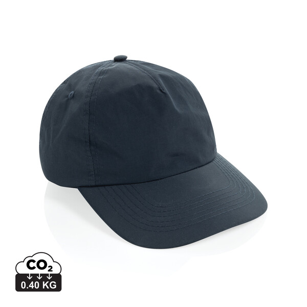 Casquette de baseball à 5 panneaux en nylon RCS KENTO URBAN - Bleu Marine