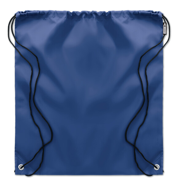 190T RPET drawstring bag Shooppet - Blue