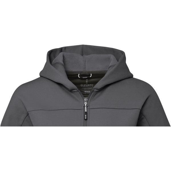 Veste Nubia en tricot performance à fermeture zippée intégrale pour femme - Gris storm / XS