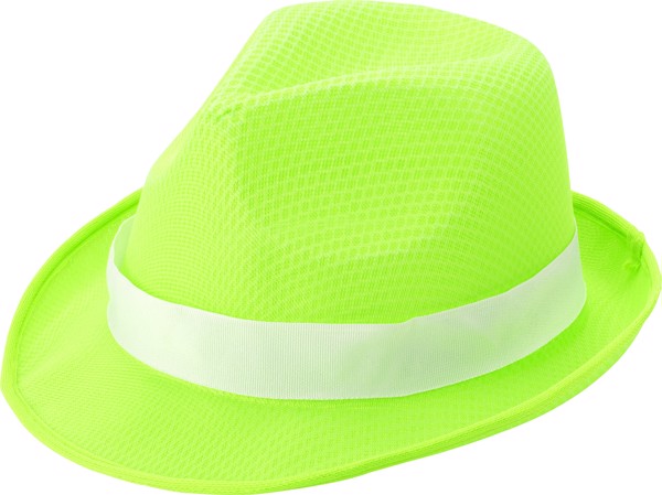 Polyester hat - White