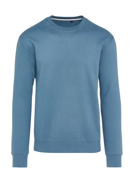 Signature Tagless Crew Neck Sweatshirt Unisex - Steel Blue / 3XL