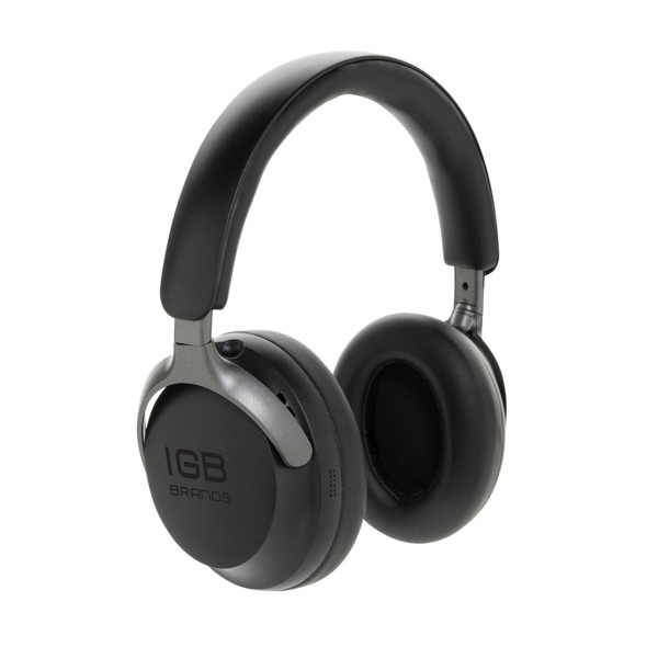 Casque ANC en plastique recyclé RCS Soundpro - Noir