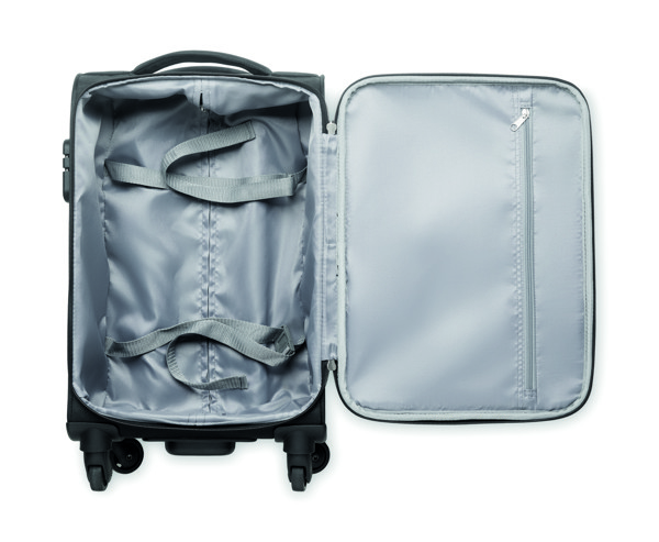 Trolley morbido 600D RPET Voyage - Nero