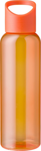 Garrafa rPET 650ml reciclado Rita - cor-de-laranja