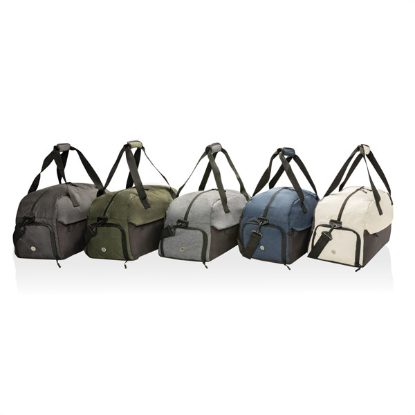 Kazu vikend torbica rPET, 50x23x25,5 cm - Siva