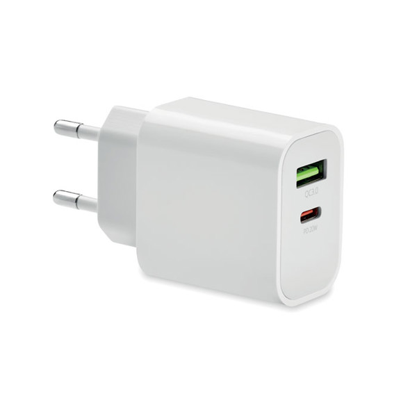 Carregador USB 18W 2 portas UE