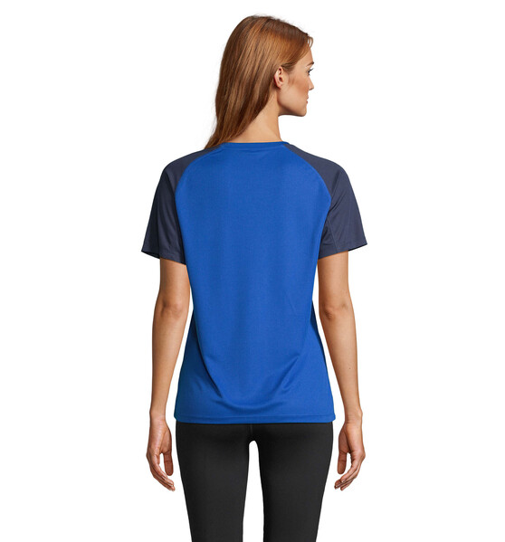 VORTEX WOMEN RAGLAN T-SHIRT - French Navy / Royal BlueS