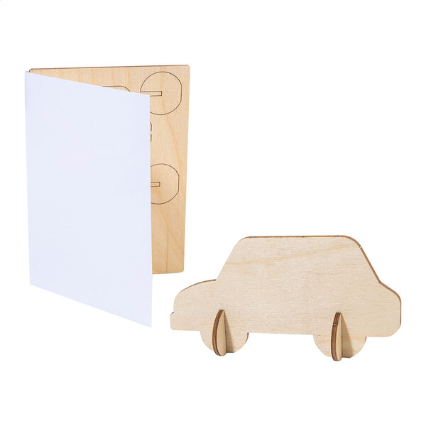 Custom Puzzle Postcard SendCraft, Car - White