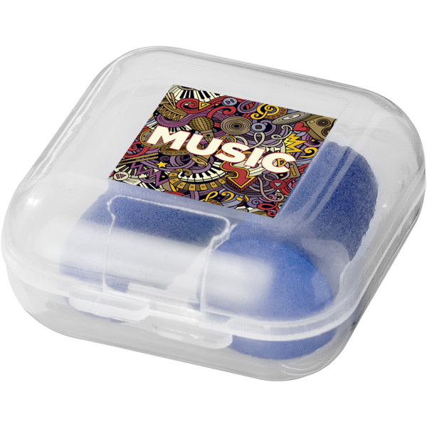 Serenity earplugs with travel case - Royal Blue