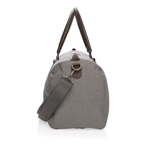 Xd Collection weekend bag, USB A port, 600D polyester - Grey