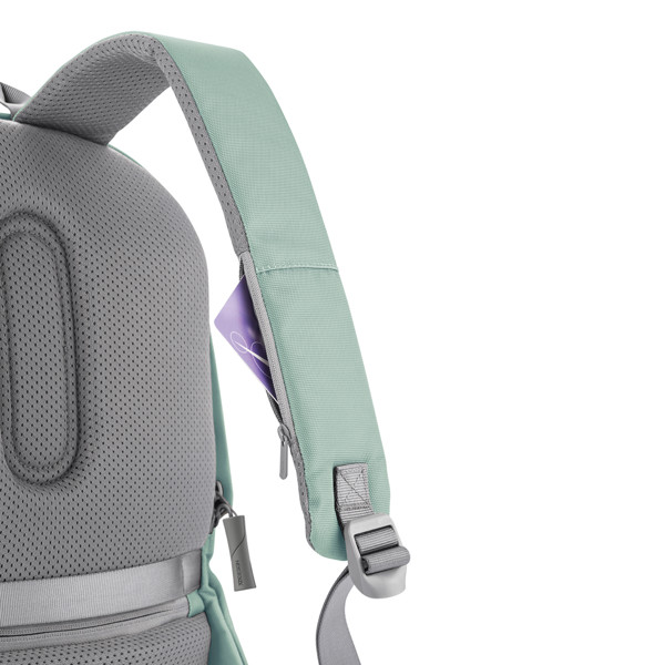 Xd Design Bobby Soft backpack, 15.6 inch, rPET - Mint Green / Light Grey