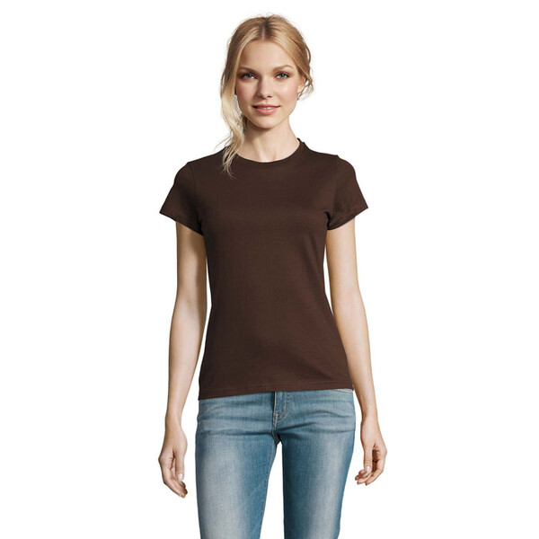 IMPERIAL WOMEN T-shirt 190g - ChocolateM