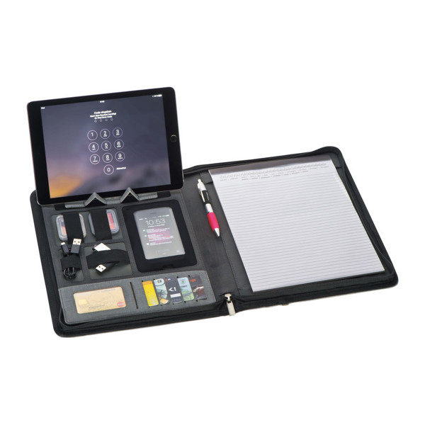Schreibmappe mit Powerbank Elda
