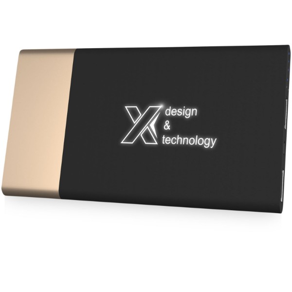 Batterie de secours lumineuse SCX.design P20 5000 mAh - Doré / Blanc