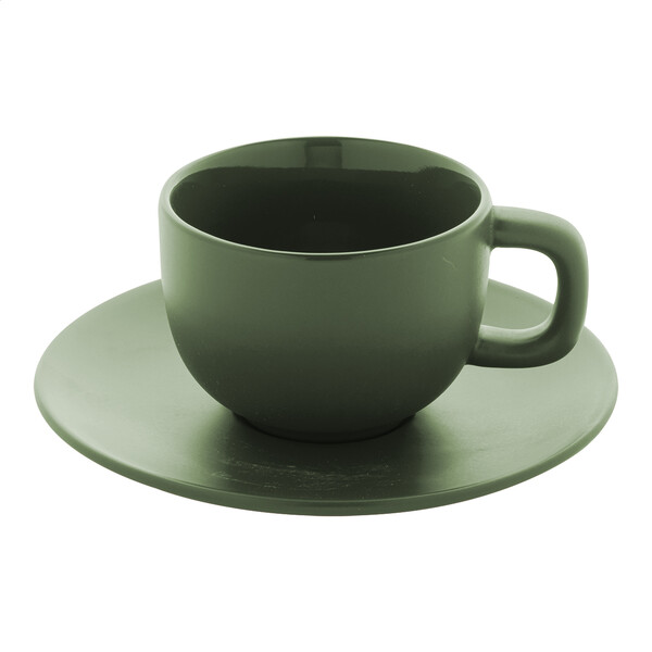 Zestaw filiżanek do cappuccino Caturra Plus - Zielony