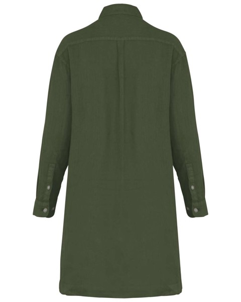 Ladies' Linen Dress Shirt - S