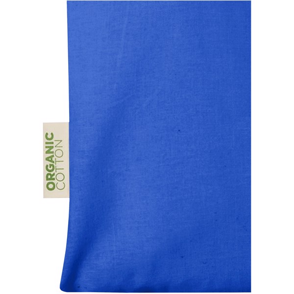Sac shopping en coton organique Orissa 140 g/m² 7L - Bleu royal