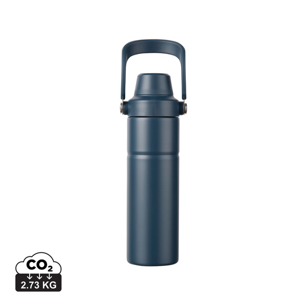 VINGA Bouteille 600ml en acier recyclé RCS Baltimore Trek - Bleu Marine