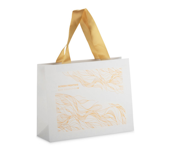 Paper bag DUNA large - white