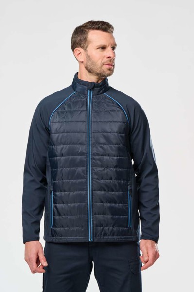 Unisex Dual-Fabric Daytoday Jacket - Navy / Silver / M