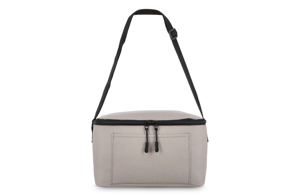 Sac isotherme R-PET 600D pour 6 canettes 25 x 14,5 x 15,5 cm 5 L - Gris