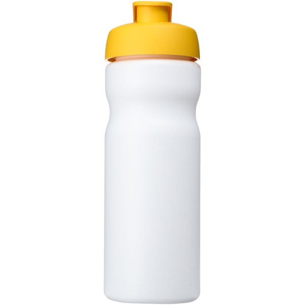 Bouteille de sport Baseline® Plus 650ml - Blanc / Jaune