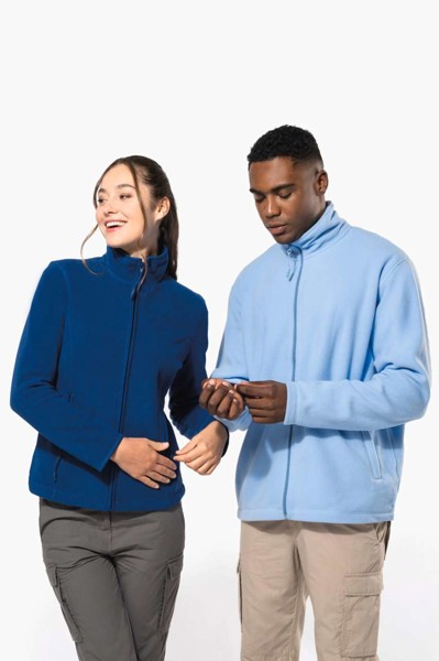 Falco - Full Zip Microfleece Jacket - White / M