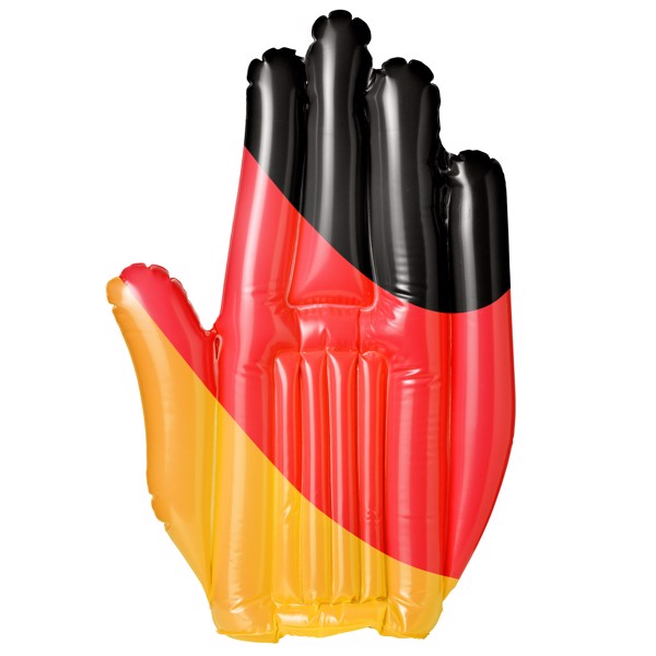 Main Gonflable "Allemagne" Pour Faire Des Signes.