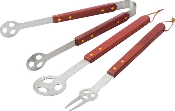 Avental de nylon (600D) com conjunto para churrasco Christina