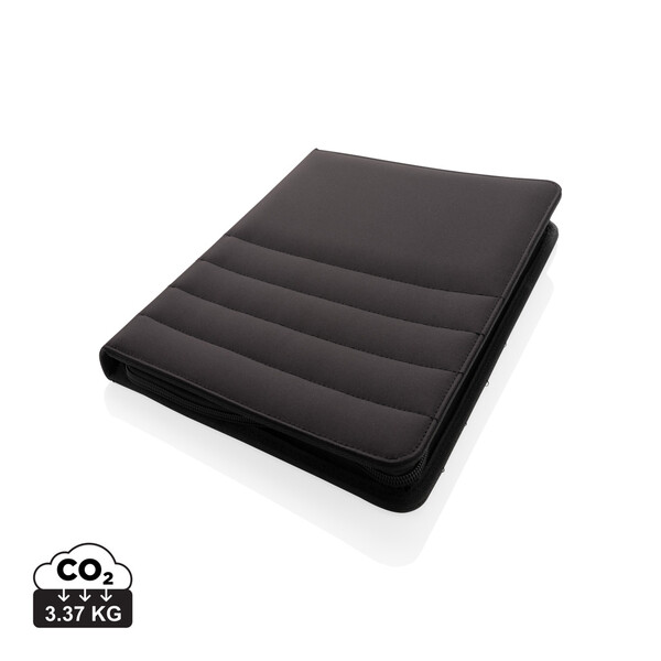 Impact AWARE™ RPET A4 tõmblukuga portfell - Must