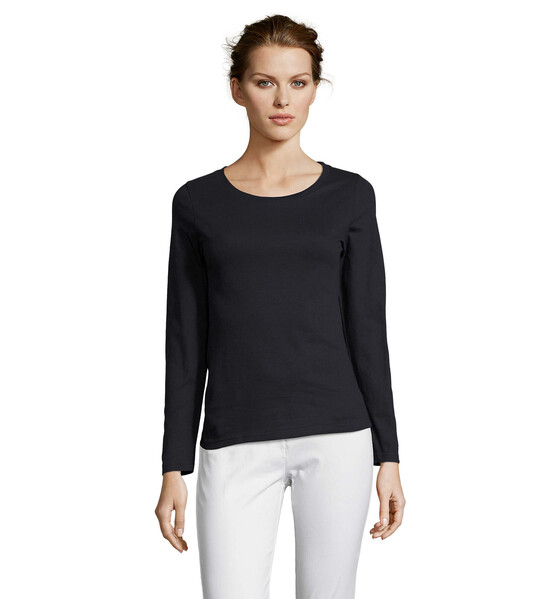 MAJESTIC T-SHIRT MANCHES LG - MarineM