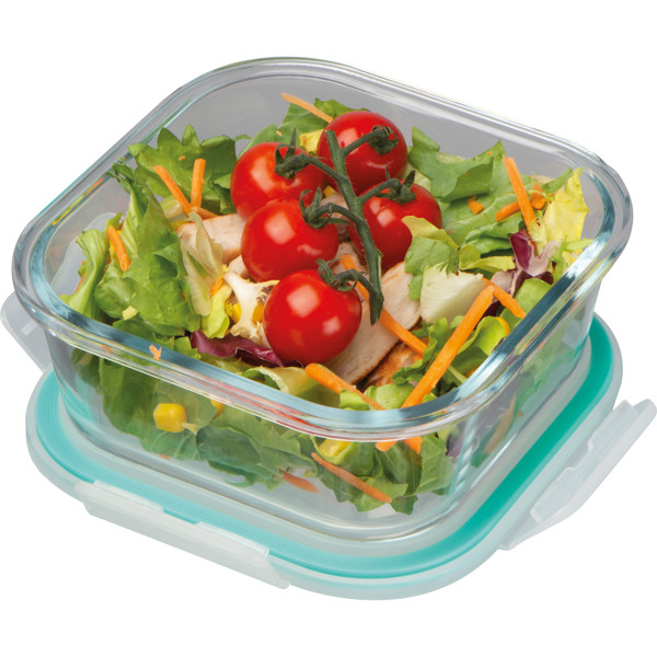 THERESA Caserolă sticlă cu capac din plastic, 750 ml - Transparent