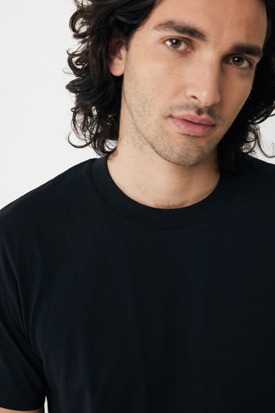 T-shirt léger en coton recyclé IQONIQ Sierra - Noir / XXS