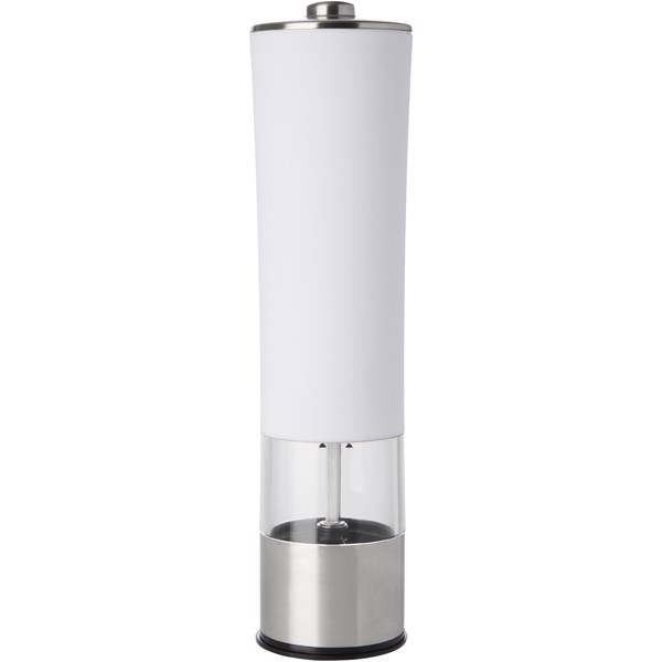 Kirkenes electric salt or pepper mill - White