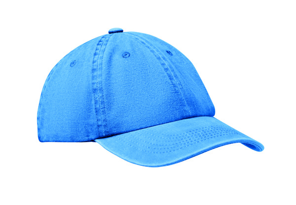 Cappellino da baseball a 6 pann Beau - Blu Royal