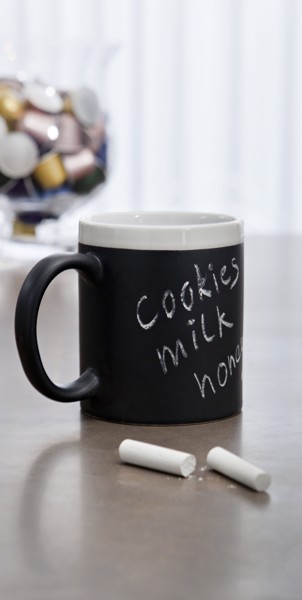 Ceramic mug - Black / White
