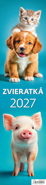 Plánovací nástěnný kalendář Maznáčikovia - viazanka 2027