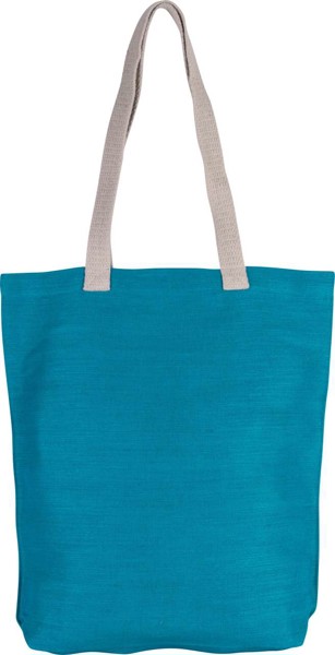 Juco torba za kupovinu - Turquoise