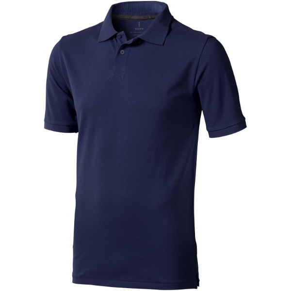 Polo de manga curta para homem de 200 g/m² Calgary - Azul marinho / XXL