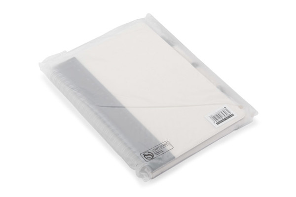 Notebook with ruler and pen REGALI - black