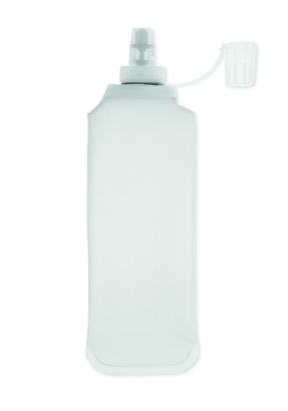 Foldable water bottle 500ml Biter - Transparent White