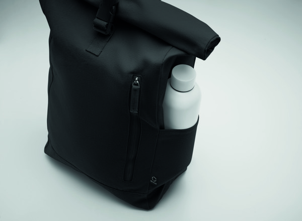 Zaino rolltop 390 gr/m² Kamet - Nero