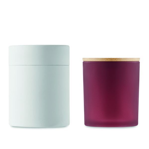 Bougie en cire végétale 280 gr Keops Large - Bordeaux