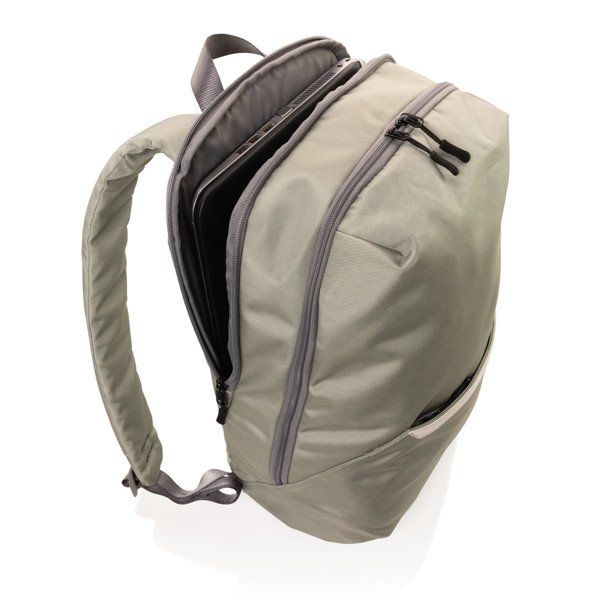 Impact AWARE™ 1200D 15.6'' modern laptop backpack - Green / Grey