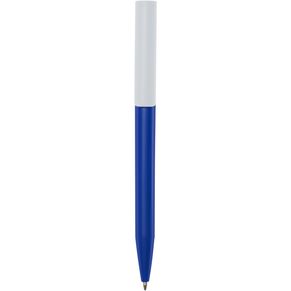 Stylo bille Unix en plastique recyclé (encre bleue) - Bleu royal