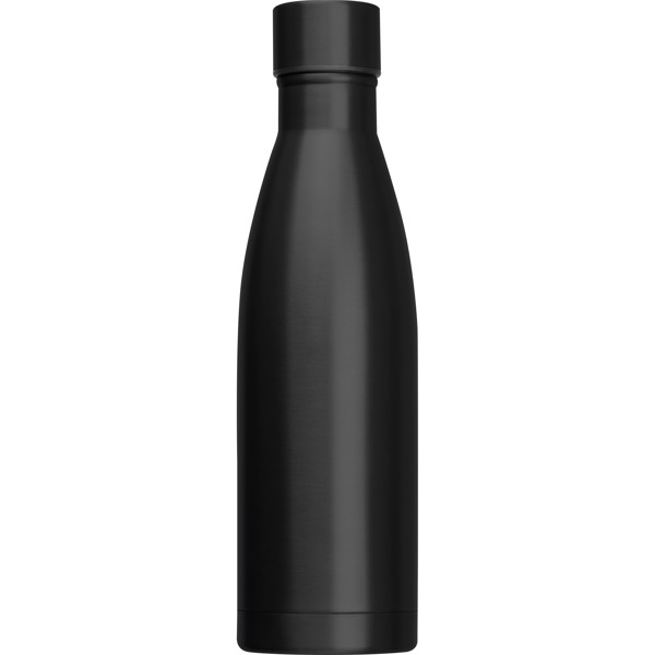 Double wall vacuum bottle BERND - Black