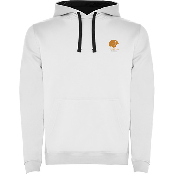 Sweat à capuche Urban pour enfant - Blanc / Navy Blue / 11/12